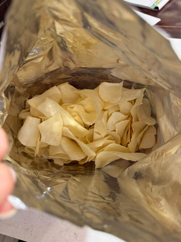 chips inside the package