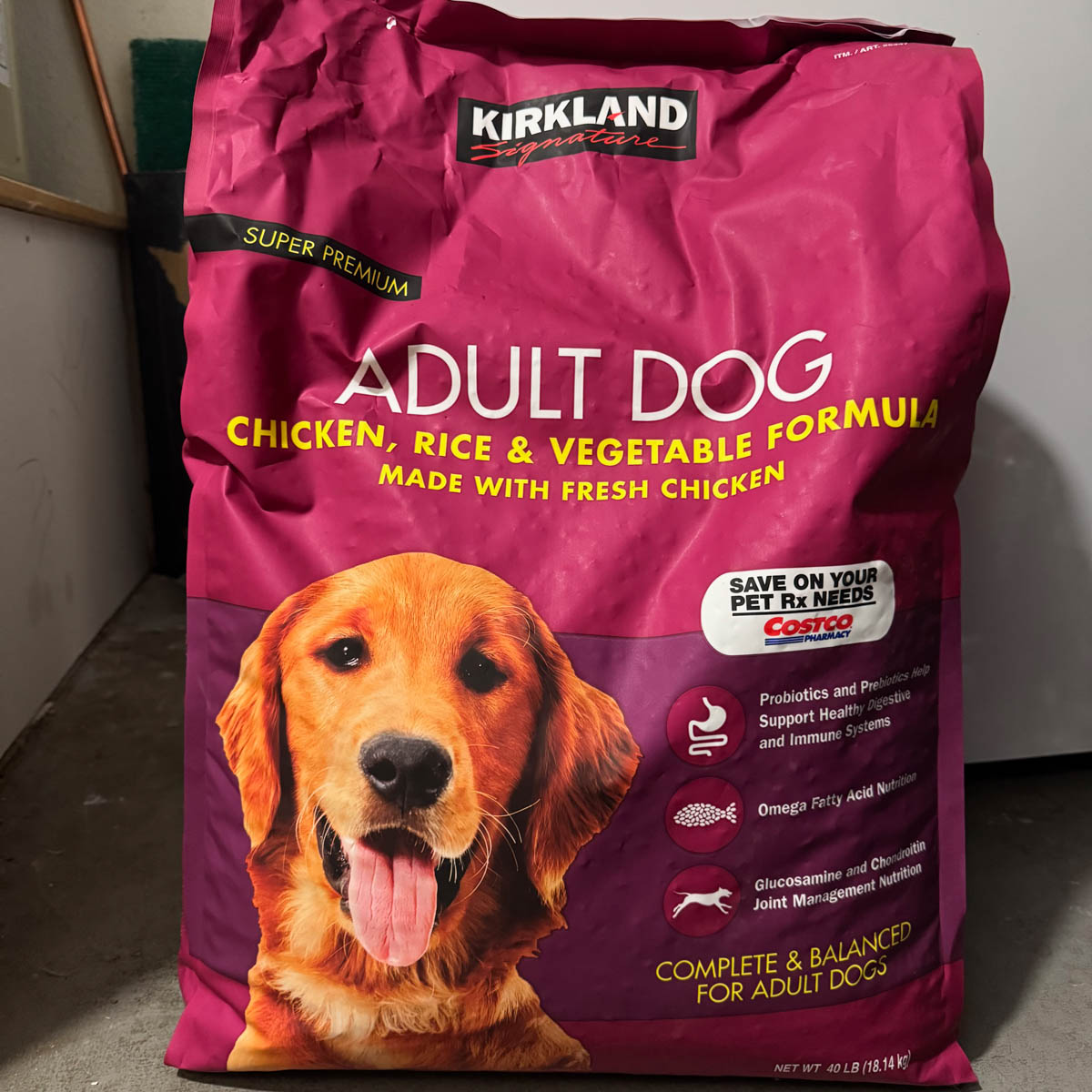 Kirkland Signature Adult Formula Chicken, Rice and Vegetable Dog Food  Review - My Costco Finds