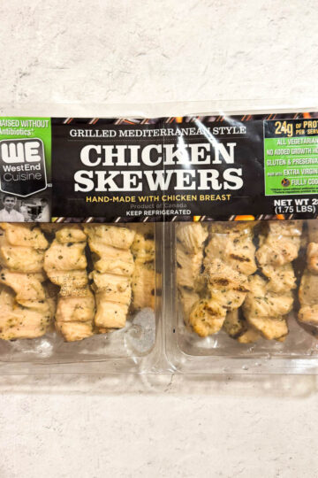 costco chicken skewers in the package