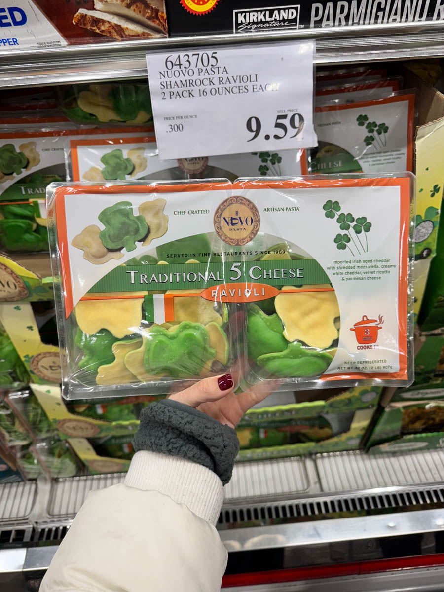 shamrock ravioli in costco