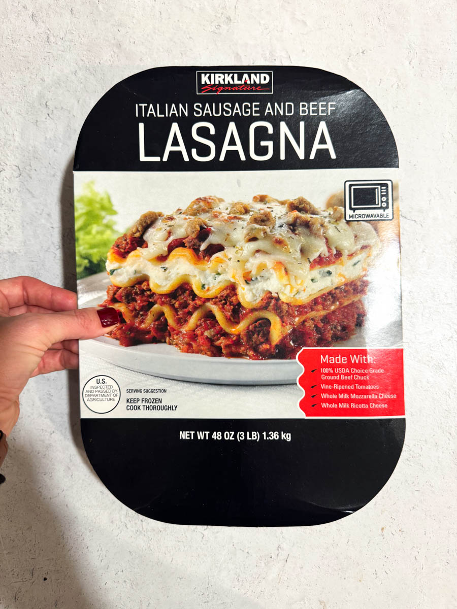 kirkland lasagna