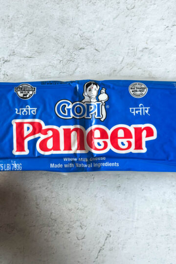 gopi paneer blue colored package