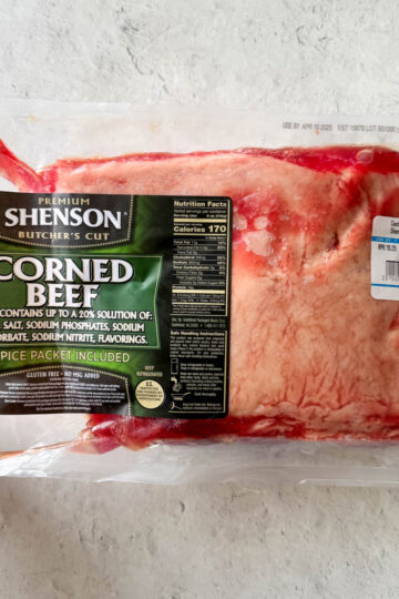 corned beef in package