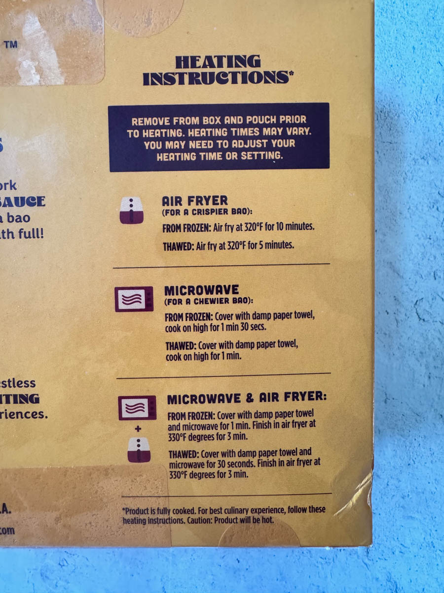 heating instructions