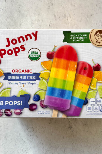 johnny pops organic bars box