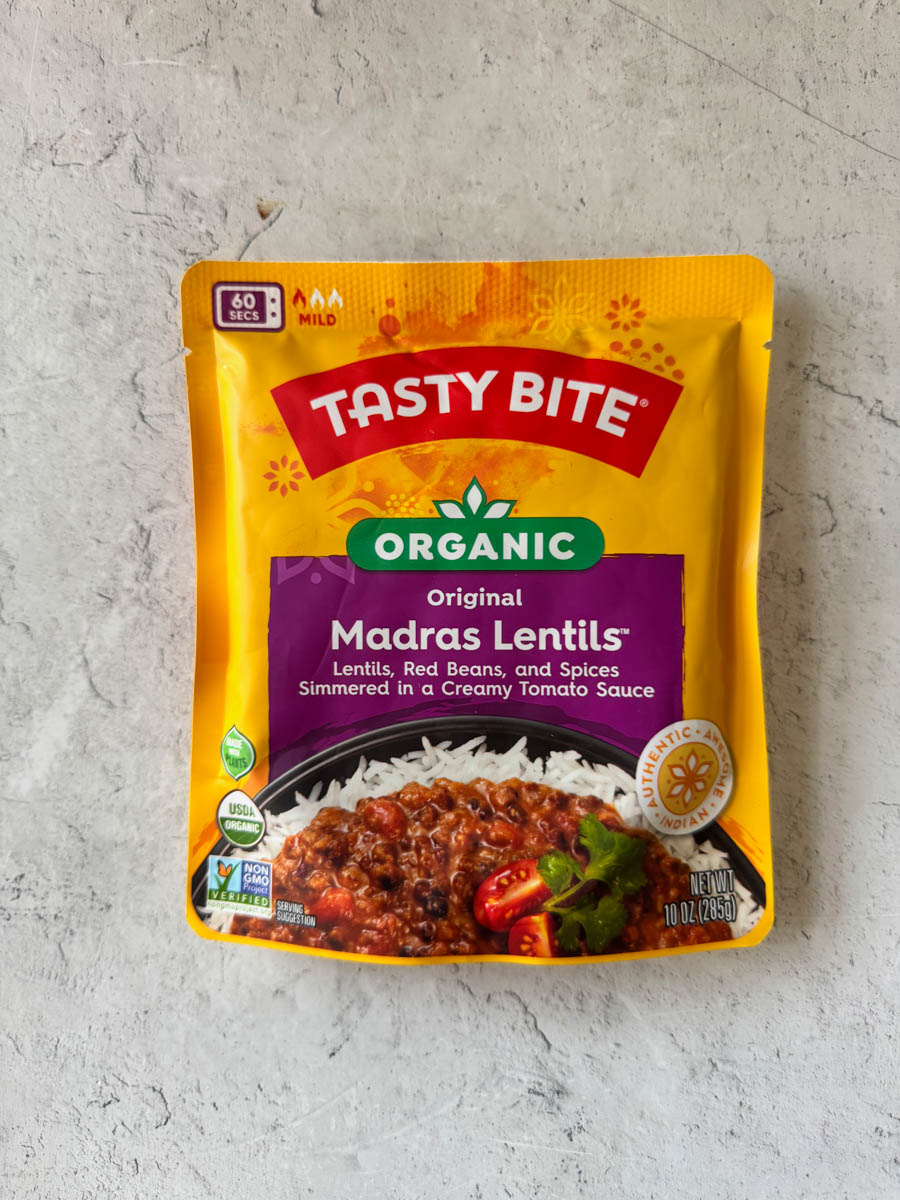 madras lentils package