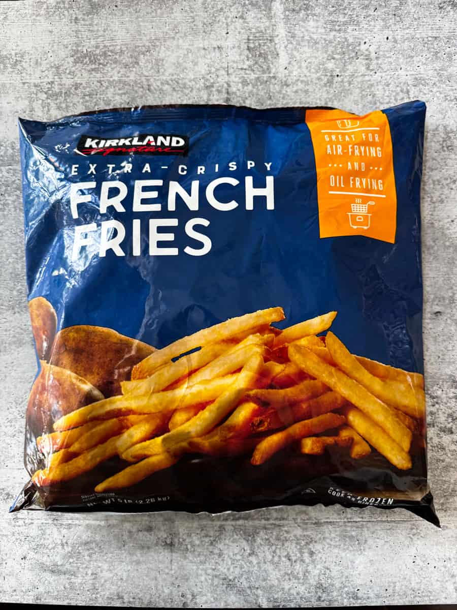 kirkland french fries package