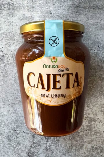 cajeta jar on the table