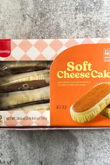 Pack of 10 soft cheese cakes from Costco, creamy and delicious dessert treats.